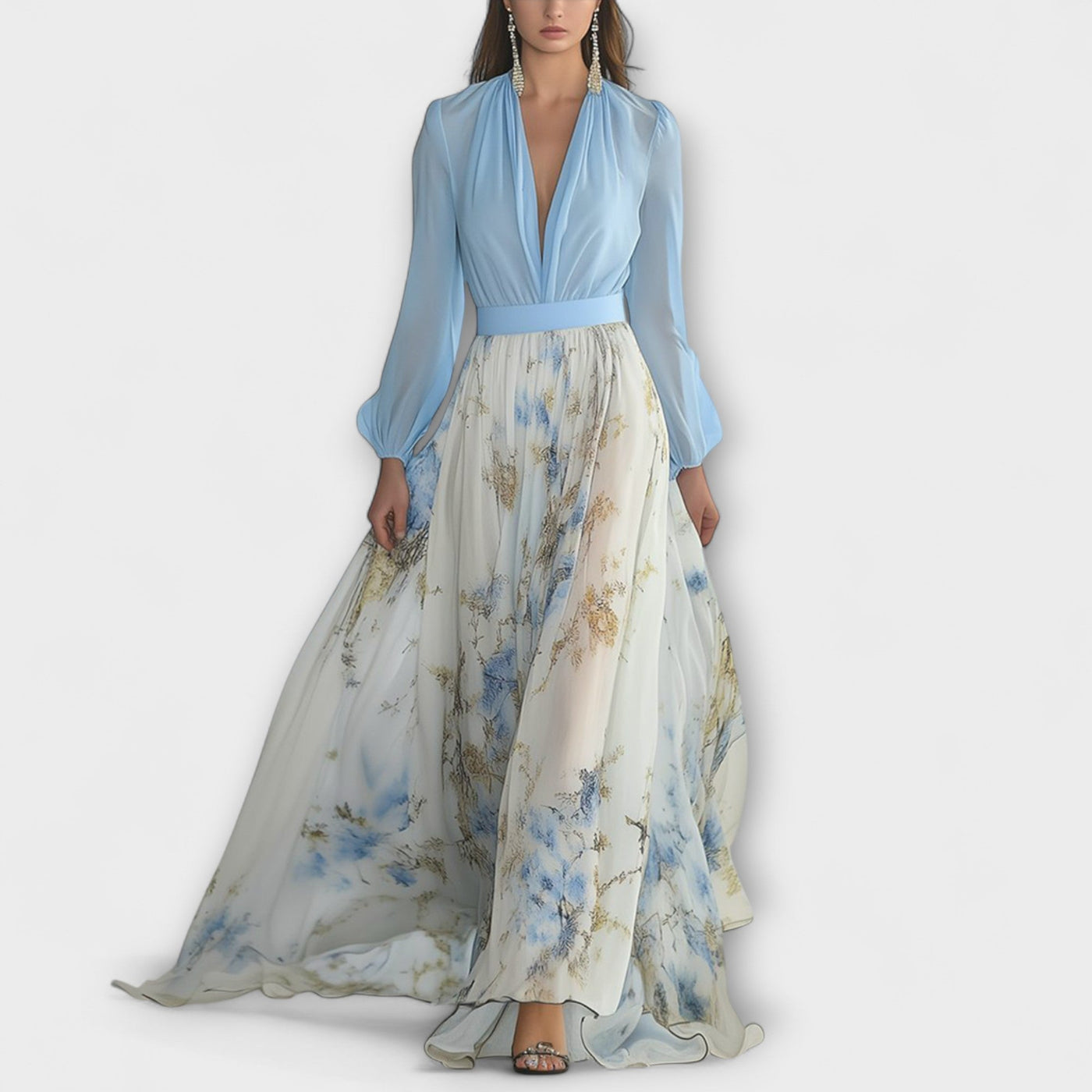 Ivana – Vestido Maxí Floral