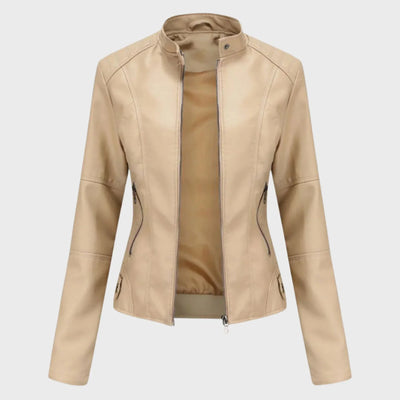 Romina | Chaqueta de Cuero Casual