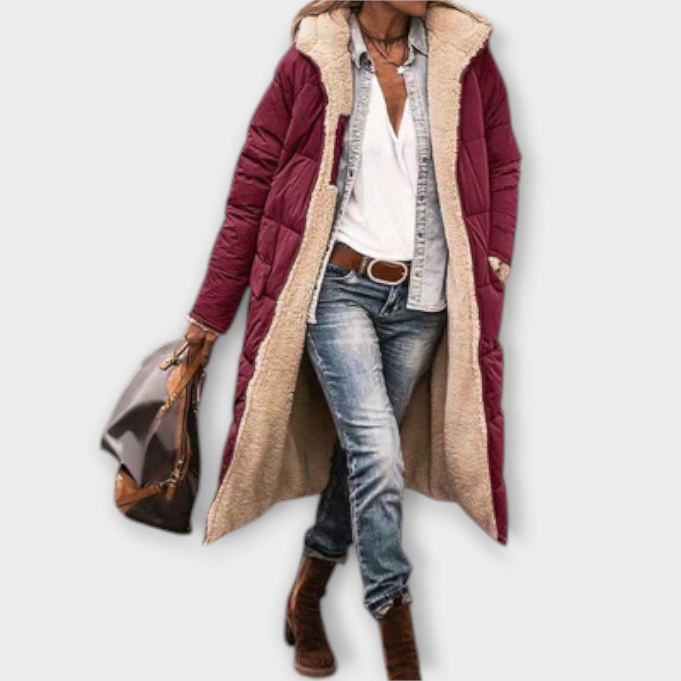 Kora - Kuscheliger Fell-Futter Mantel