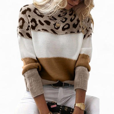 Tasmin | Elegante Suéter de Leopardo