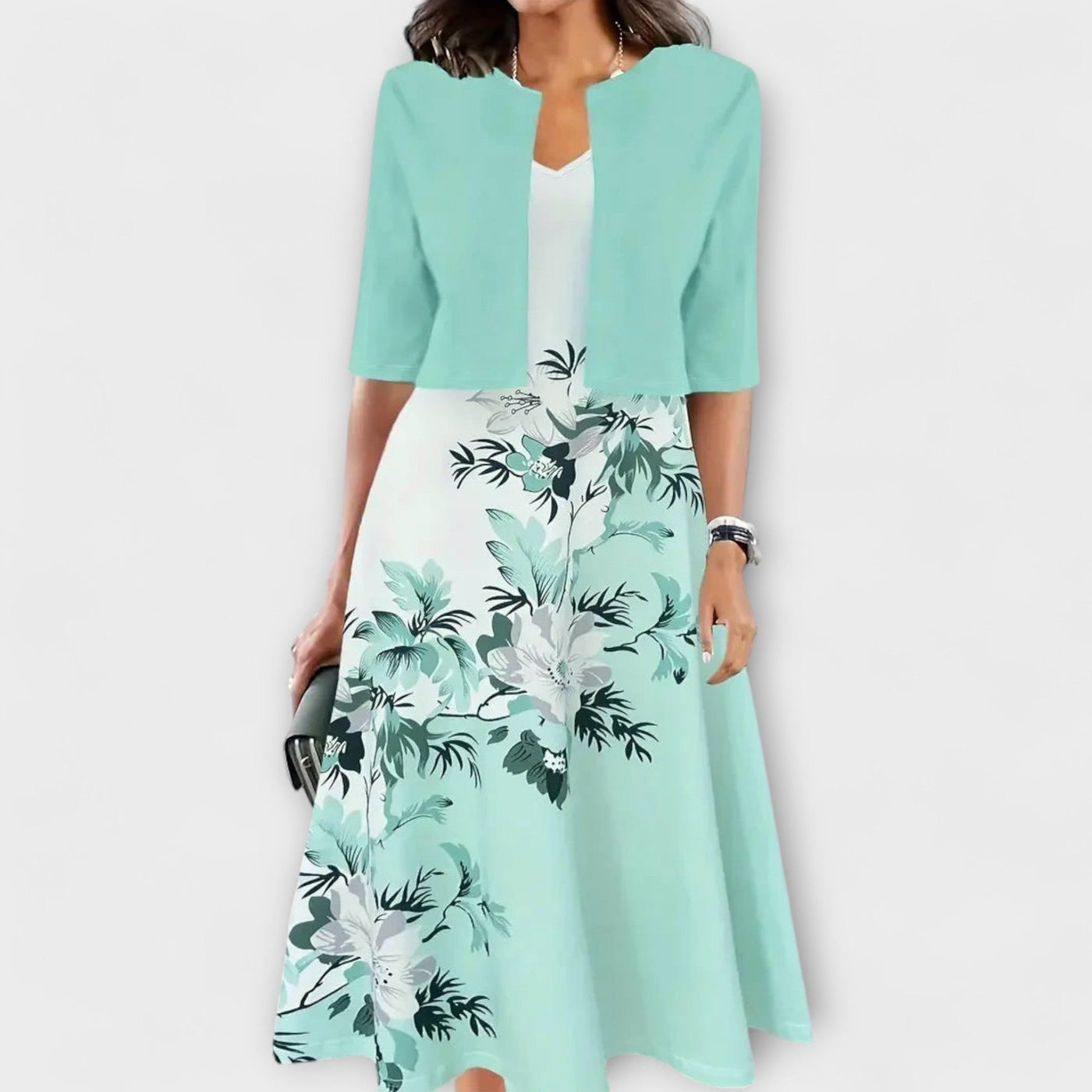 Aurora – Vestido de verano con blazer