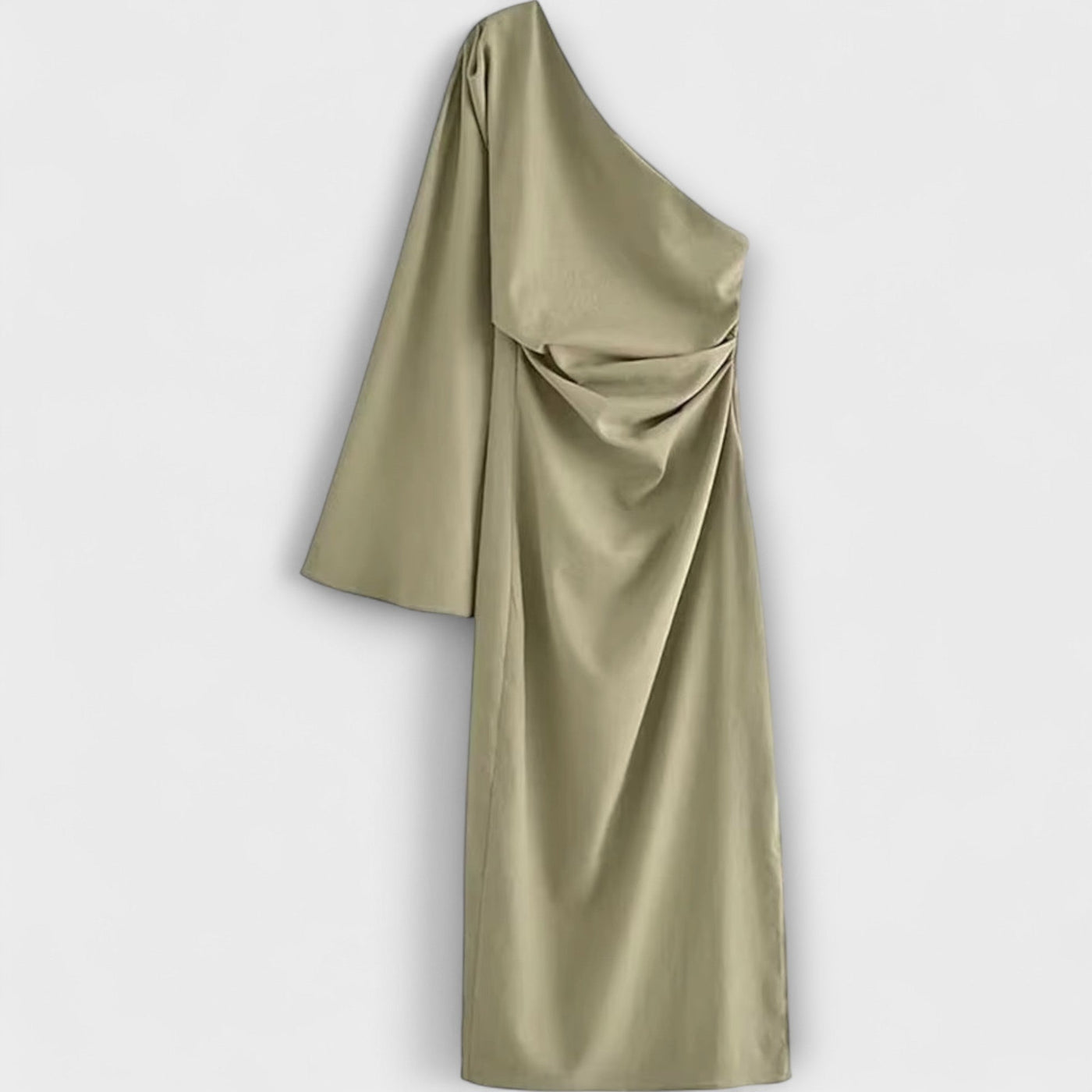 Mariosa – Vestido Maxí de Un Hombro