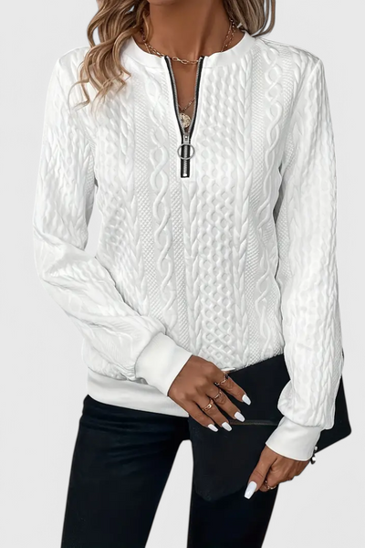 Zoey Jersey de Punto con Cremallera Suave