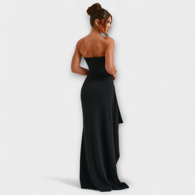 Emilia – Vestido Maxí Sin Hombros