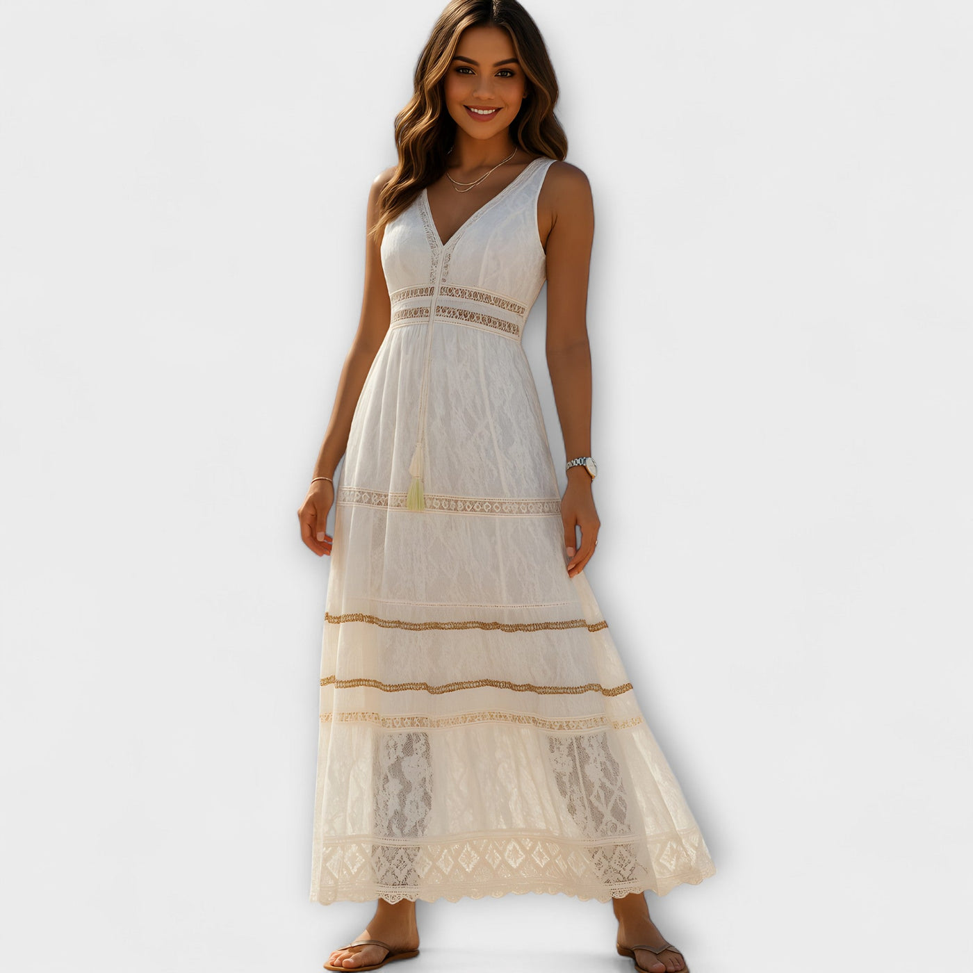 Nicolina – Vestido Maxí Boho