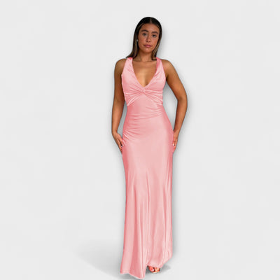 Lilla – Vestido de Noche Sin Mangas