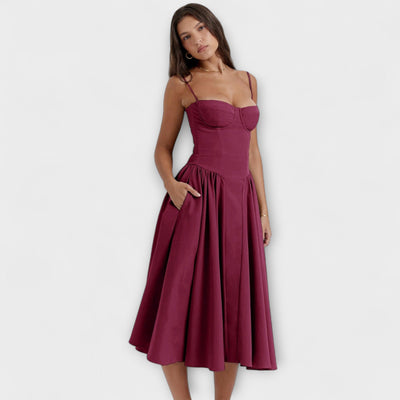 Gemma – Vestido de Corsé Sin Mangas