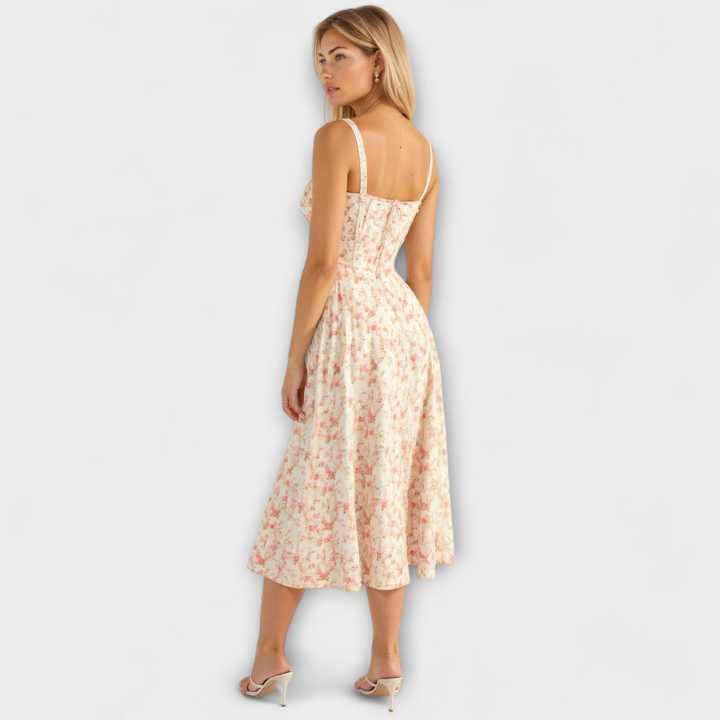 Sofia – Vestido Midi con Corsé